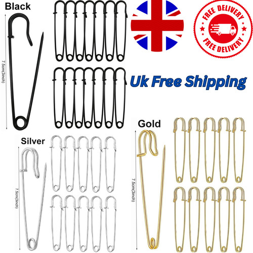 Extra large safety pins - safety, 10