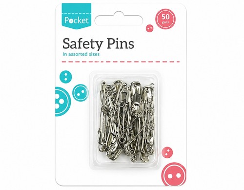 Safety pins pack assorted - pack,
