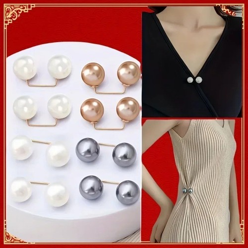 8pcs pearl brooch waist - 8pcs, &