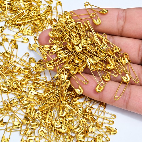 Safety pin mini golden - safety, pack