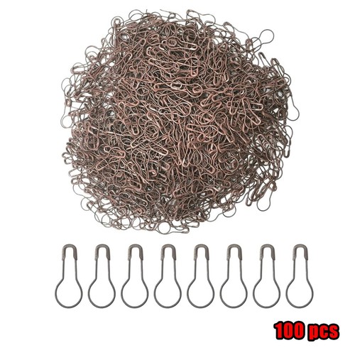 100pcs chrome safety - 100pcs, pins