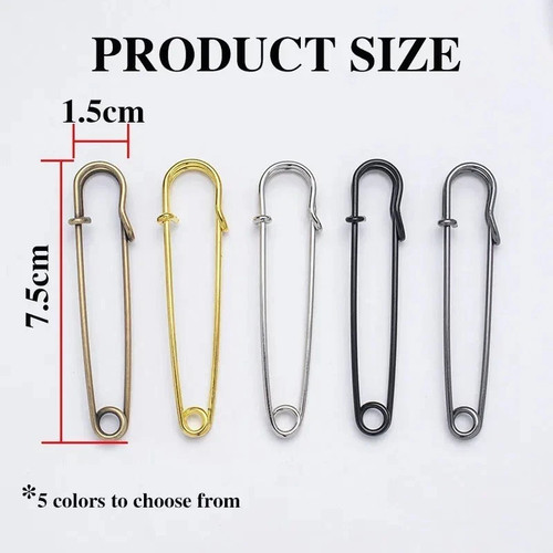 20pcs safety pins 7 - safety, 7.5cm
