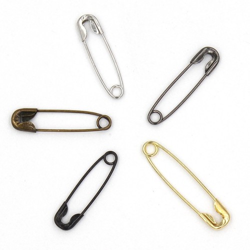 Safety metal pins silver - safety,
