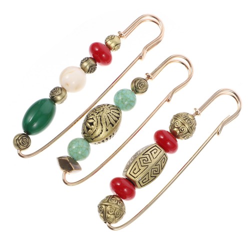 Pcs safety pin brooch - 3,